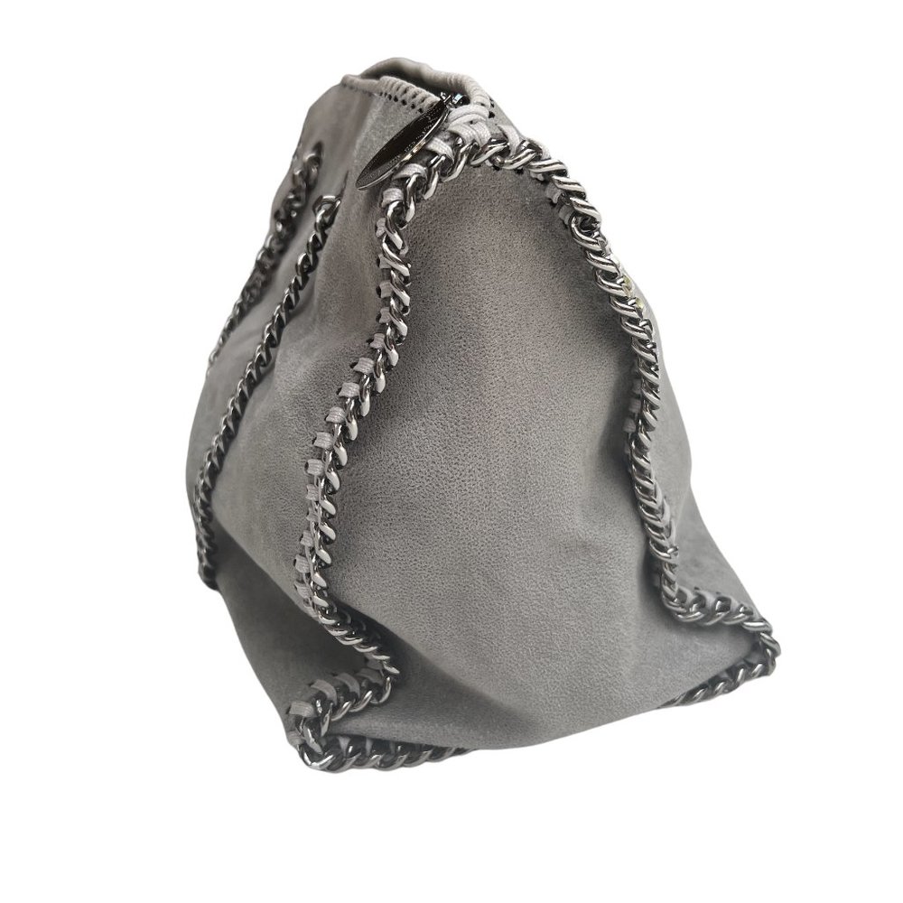 Stella McCartney Grey Vegan Suede Tote - Picture 6 of 11